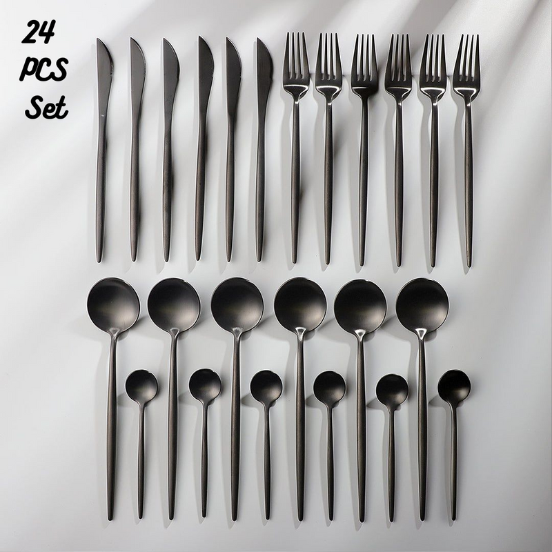 24 Pcs Minimalist Flatware – Scope Kitchen