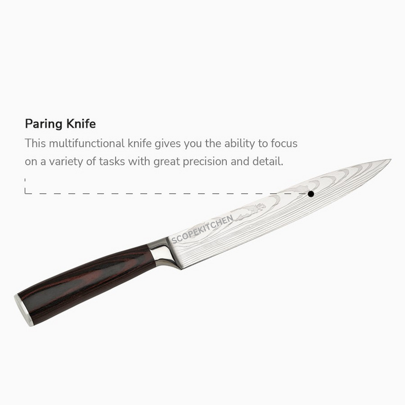 SFC Professional 8 inch Chef Knife & 3.5 inch Paring Knife Set